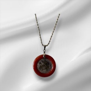 Sterling Silver Dragon Pendant Chain Necklace 17"