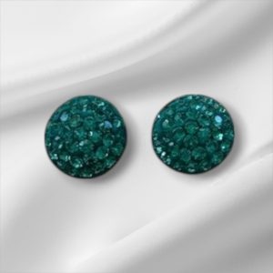 Sterling Silver Blue Gemstones Pierced Earrings