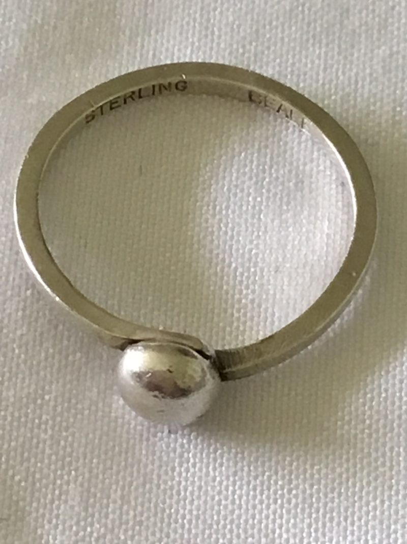 Sterling Silver Ball Ring - Image 5
