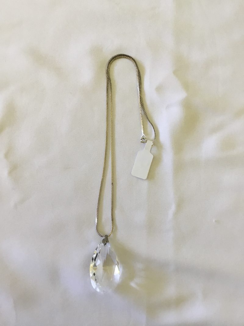 Sterling Silver Necklace w/Pendant 16" - Image 3