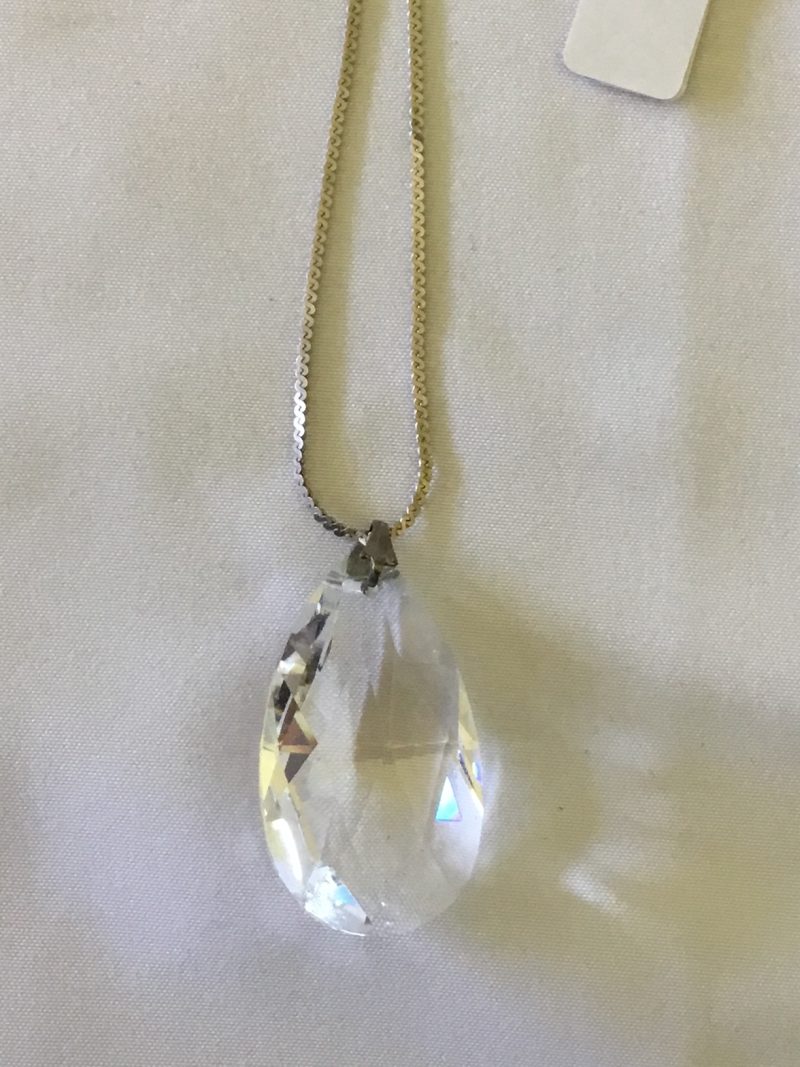 Sterling Silver Necklace w/Pendant 16" - Image 4