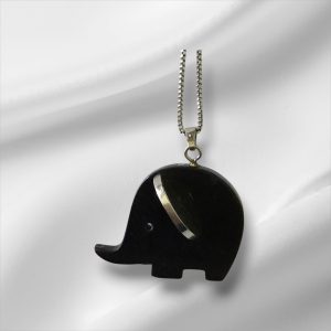 Sterling Silver Necklace w/Elephant Pendant 18"