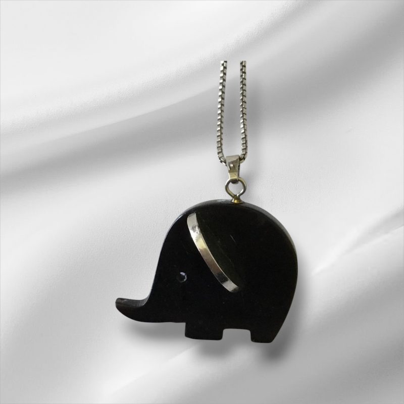 Sterling Silver Necklace w/Elephant Pendant 18"