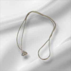 Sterling Silver Rope Style Necklace 18"