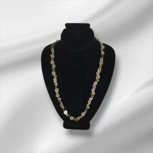 Unique Sterling Silver Necklace 24"