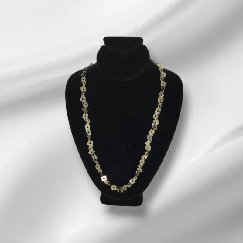 Unique Sterling Silver Necklace 24"