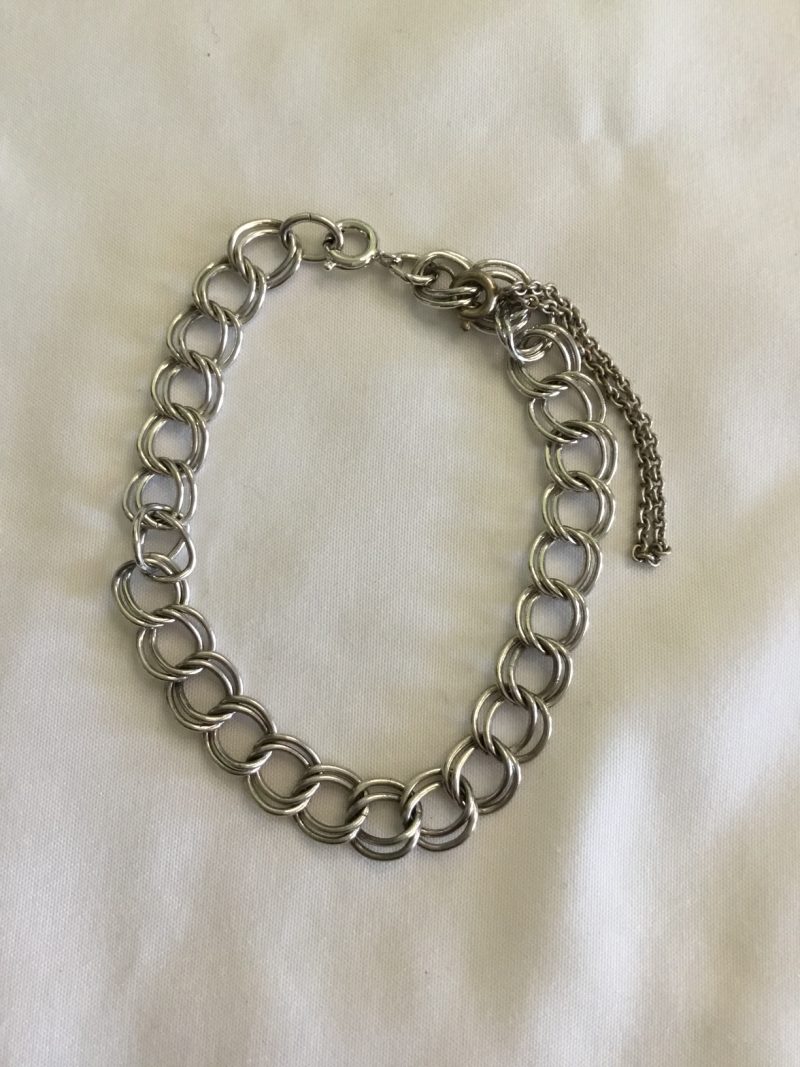 Sterling Silver Link Bracelet 6" - Image 3