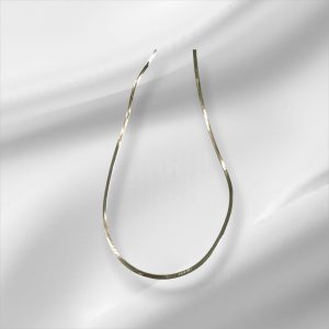 Sterling Silver Herringbone Necklace 16"