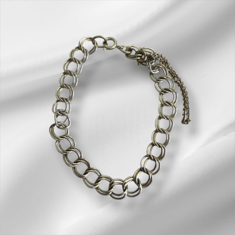 Sterling Silver Link Bracelet 6"