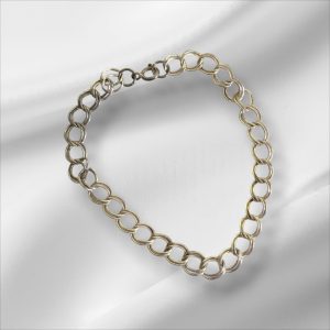 Sterling Silver Chain/Link Bracelet 6"