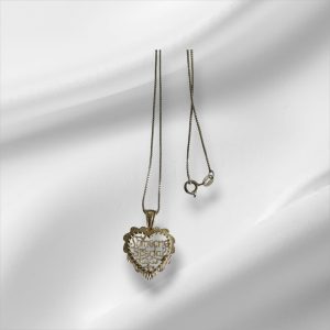 Sterling Silver Necklace w/Heart "Someone Special" Pendant 18”