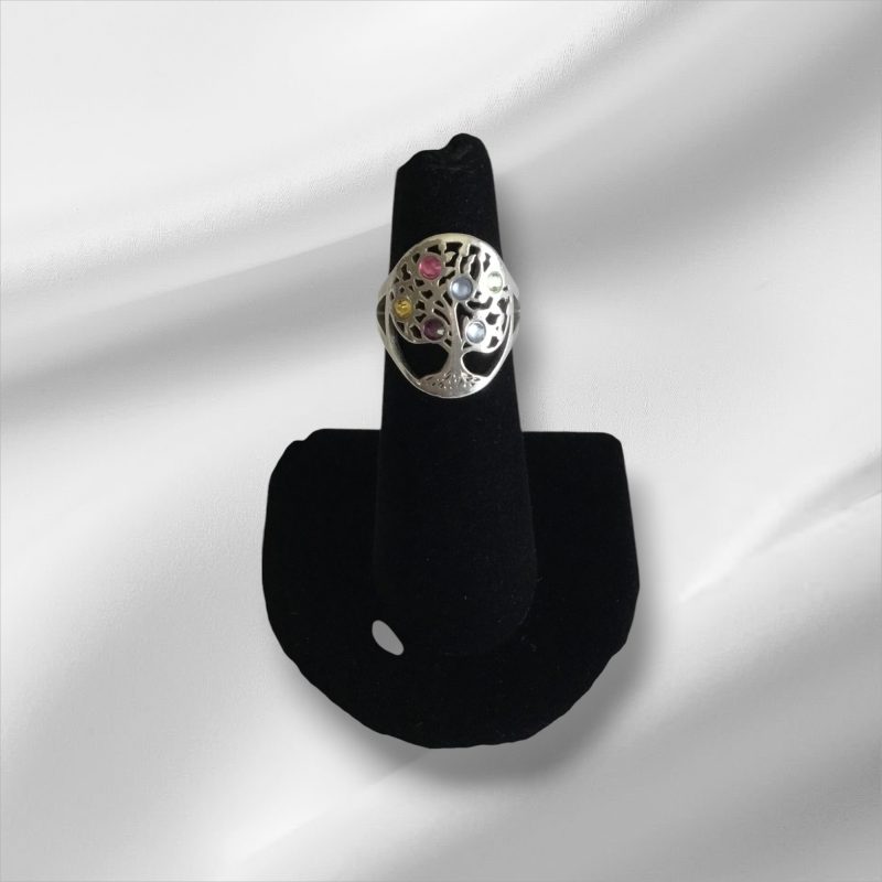 Sterling Silver Sterling Mother's Ring, Size 5