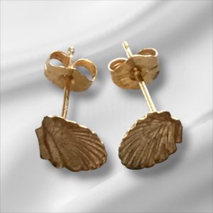 14K Gold Stud Earrings