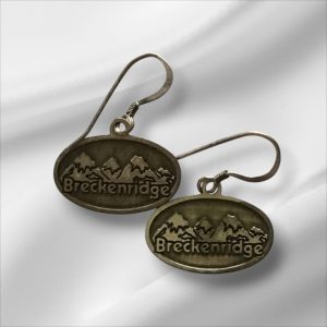 Sterling Silver Dangly Breckenridge Pierced Earrings 1"