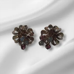 Sterling Silver Round Turquoise Earrings - Pierced (Copy)