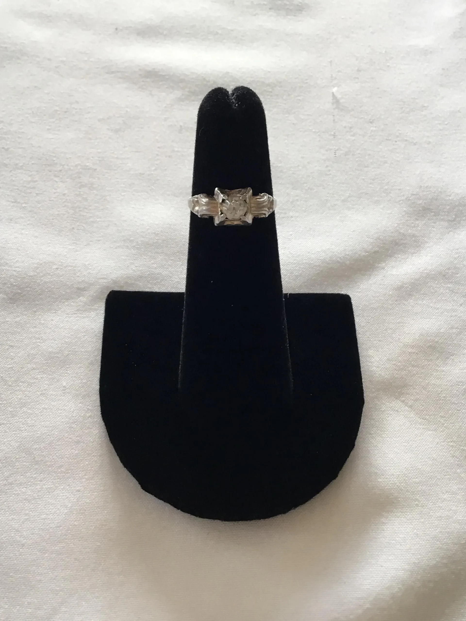 Dainty Sterling Silver Ring, Size 5 - Image 2