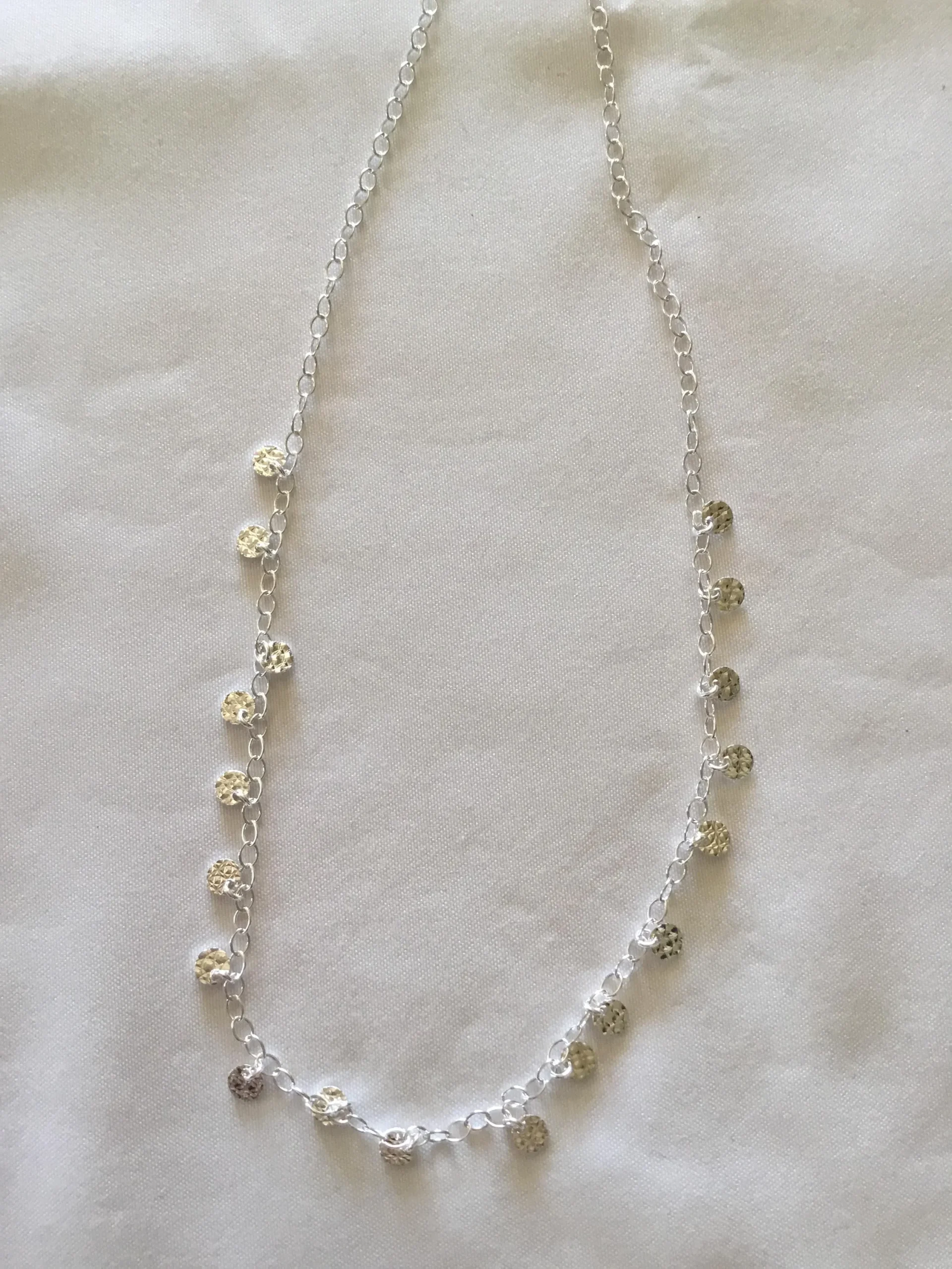 925 Sterling Silver Necklace 16" - Image 3