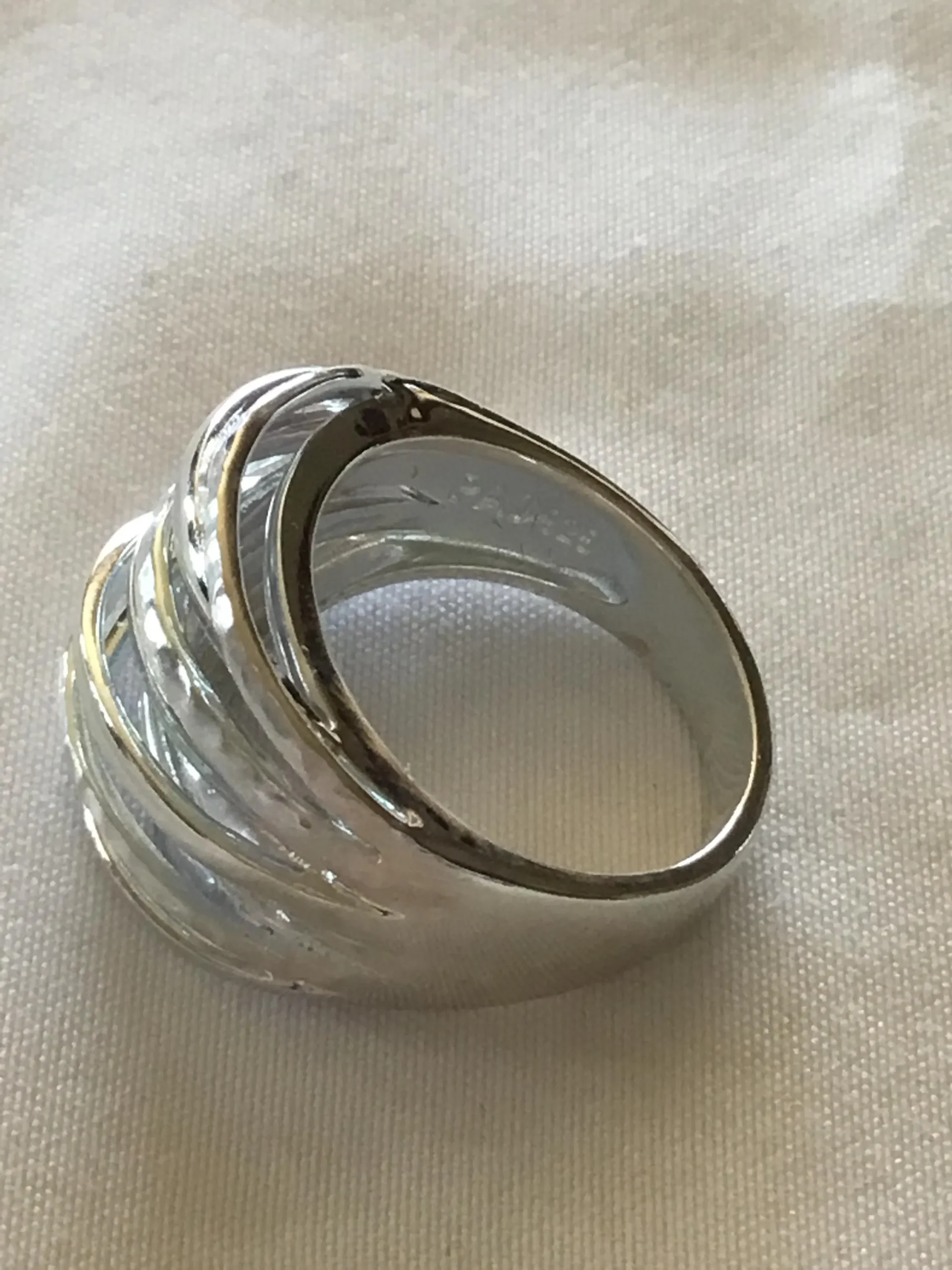 Sterling Silver Multi-Band Ring Size 7 - Image 2