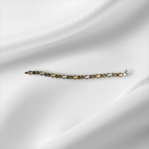 Sterling Silver XOXO Bracelet 6"