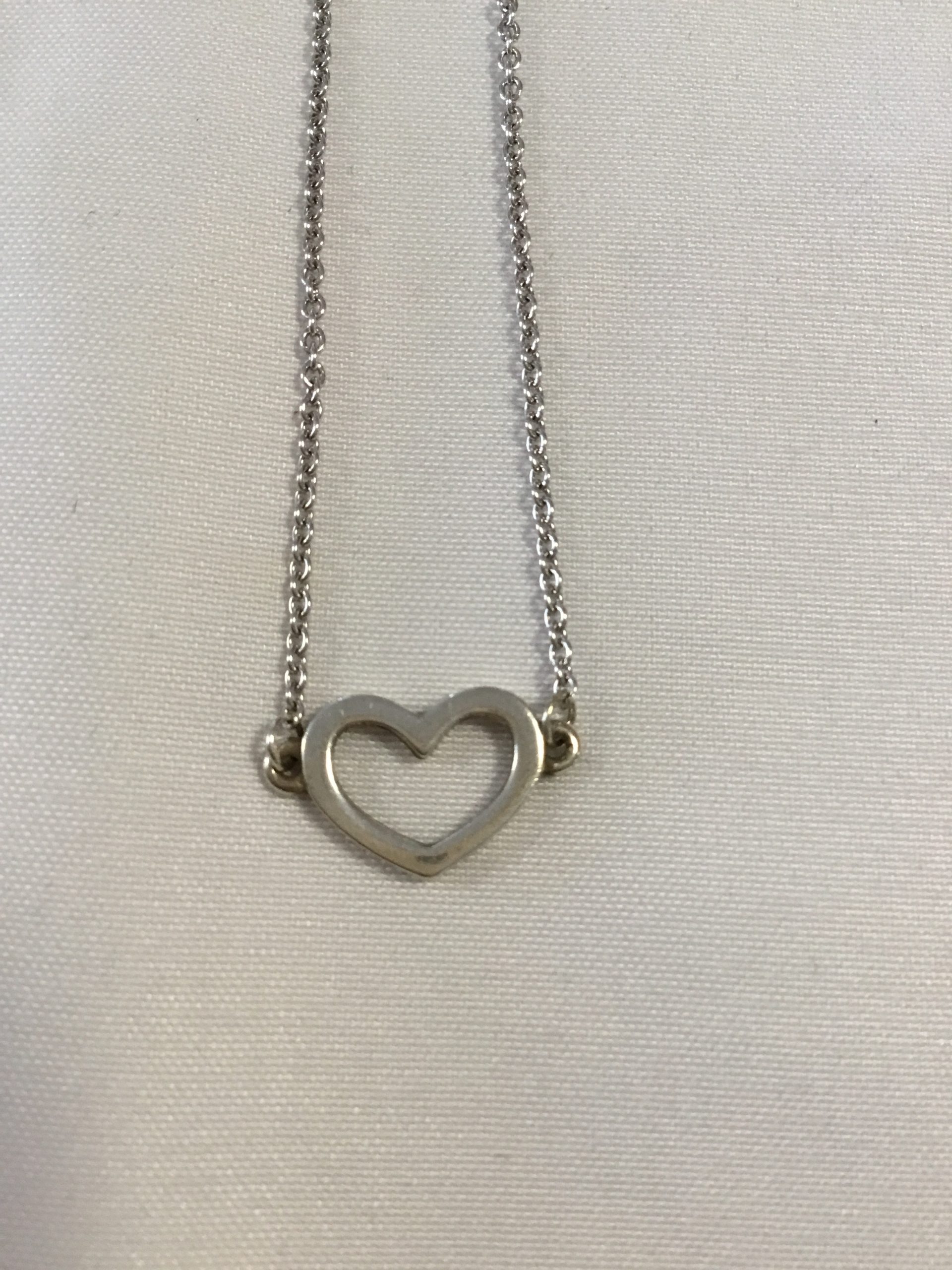 Sterling Silver Heart Bracelet 7" - Image 4
