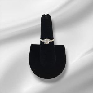 Sterling Silver CZ Ring, Size 6.5