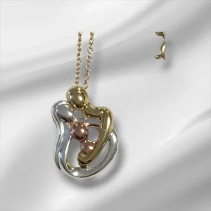 Sterling Silver Family Necklace 18"