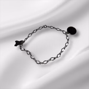 Sterling Silver Charm Bracelet 6"