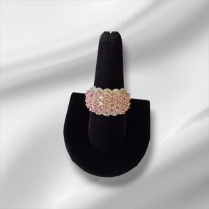 JTV Bella Luce ® Platinum Over Sterling Silver 8.30 CTW Pink and White Diamond Simulants